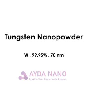 نانو پودر تنگستن سایز 70 نانومتر، خلوص: 99.95%